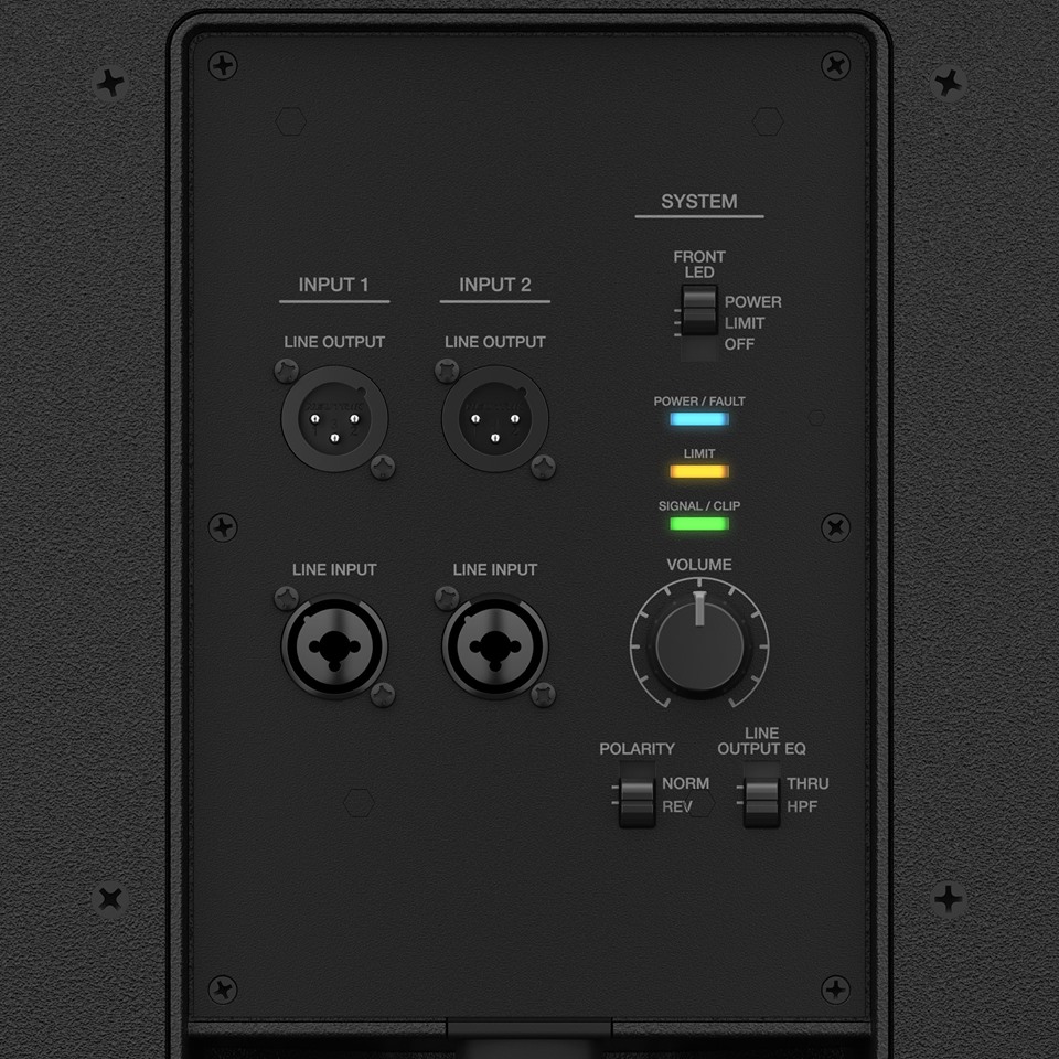 Bose F1 Sub Bedienpanel